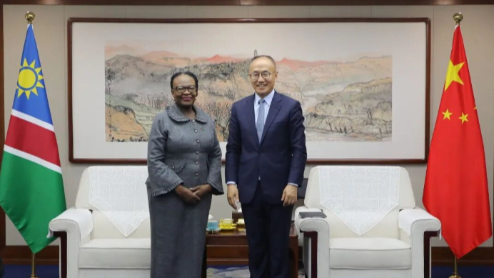 陈晓东署长会见纳米比亚国际关系与贸易部长穆萨维伊