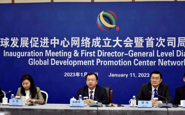 全球发展促进中心网络成立大会暨首次司局级对话会成功举行